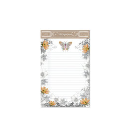 Papaya! Paisley Butterfly Little Legal Pad