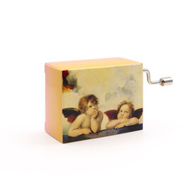 Fridolin Raphael Two Angels Ave Maria Great Painters Music Box