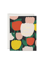 Red Cap Cards Amazing Tulips Mother's Day A2 Greeting Card
