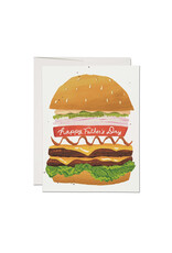 Red Cap Cards Double Cheeseburger Greeting Card