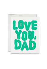 Red Cap Cards Love You, Dad Father's Day A2 Greeting Card