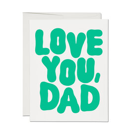 Red Cap Cards Love You, Dad Father's Day A2 Greeting Card