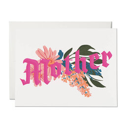 Red Cap Cards Tattoo Mother: Mother's Day A2 Greeting Card