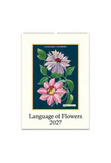 Cavallini Papers & Co. 2027 Wall Calendar Language of Flowers