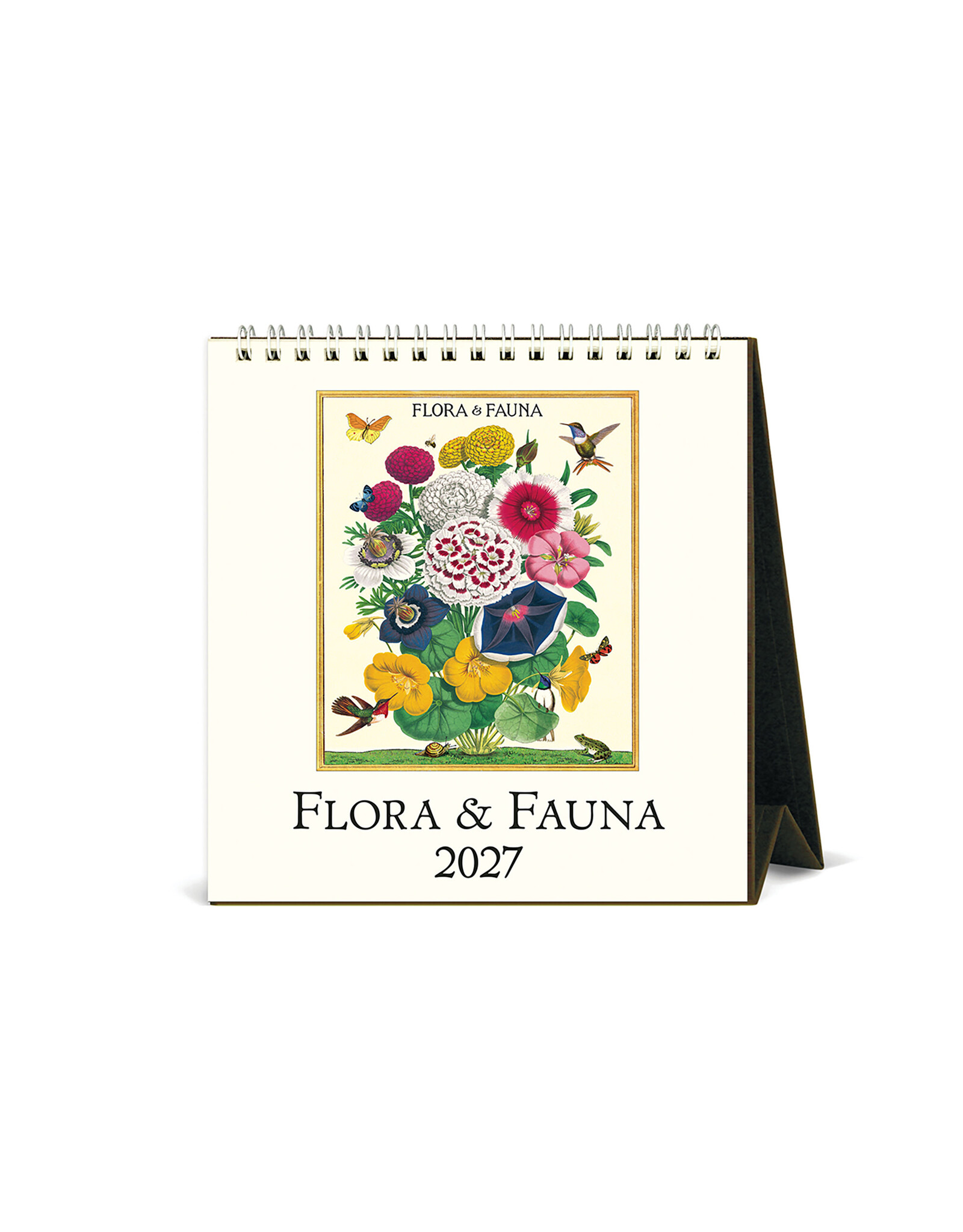 Cavallini Papers & Co. 2027 Desk Calendar Flora & Fauna