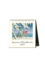 Cavallini Papers & Co. 2027 Desk Calendar Japanese Woodblocks