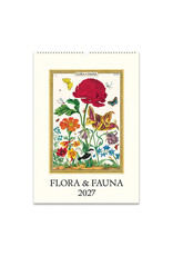 Cavallini Papers & Co. 2027 Wall Calendar Flora & Fauna
