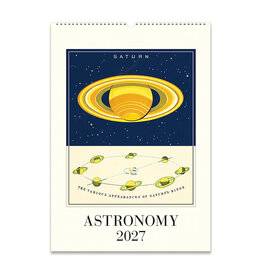 Cavallini Papers & Co. 2027 Wall Calendar Astronomy