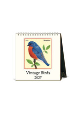 Cavallini Papers & Co. 2027 Desk Calendar Vintage Birds