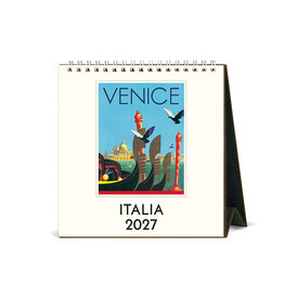 Cavallini Papers & Co. 2027 Desk Calendar Italia