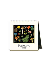 Cavallini Papers & Co. 2027 Desk Calendar Foraging