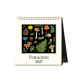 Cavallini Papers & Co. 2027 Desk Calendar Foraging