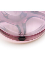 Lalique Tourbillons Purple Crystal Pendant Necklace