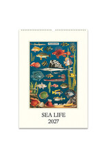 Cavallini Papers & Co. 2027 Wall Calendar Sea Life
