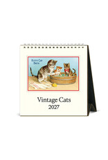 Cavallini Papers & Co. 2027 Desk Calendar Cats