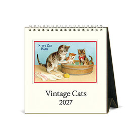 Cavallini Papers & Co. 2027 Desk Calendar Cats