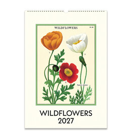 Cavallini Papers & Co. 2027 Wall Calendar Wildflowers