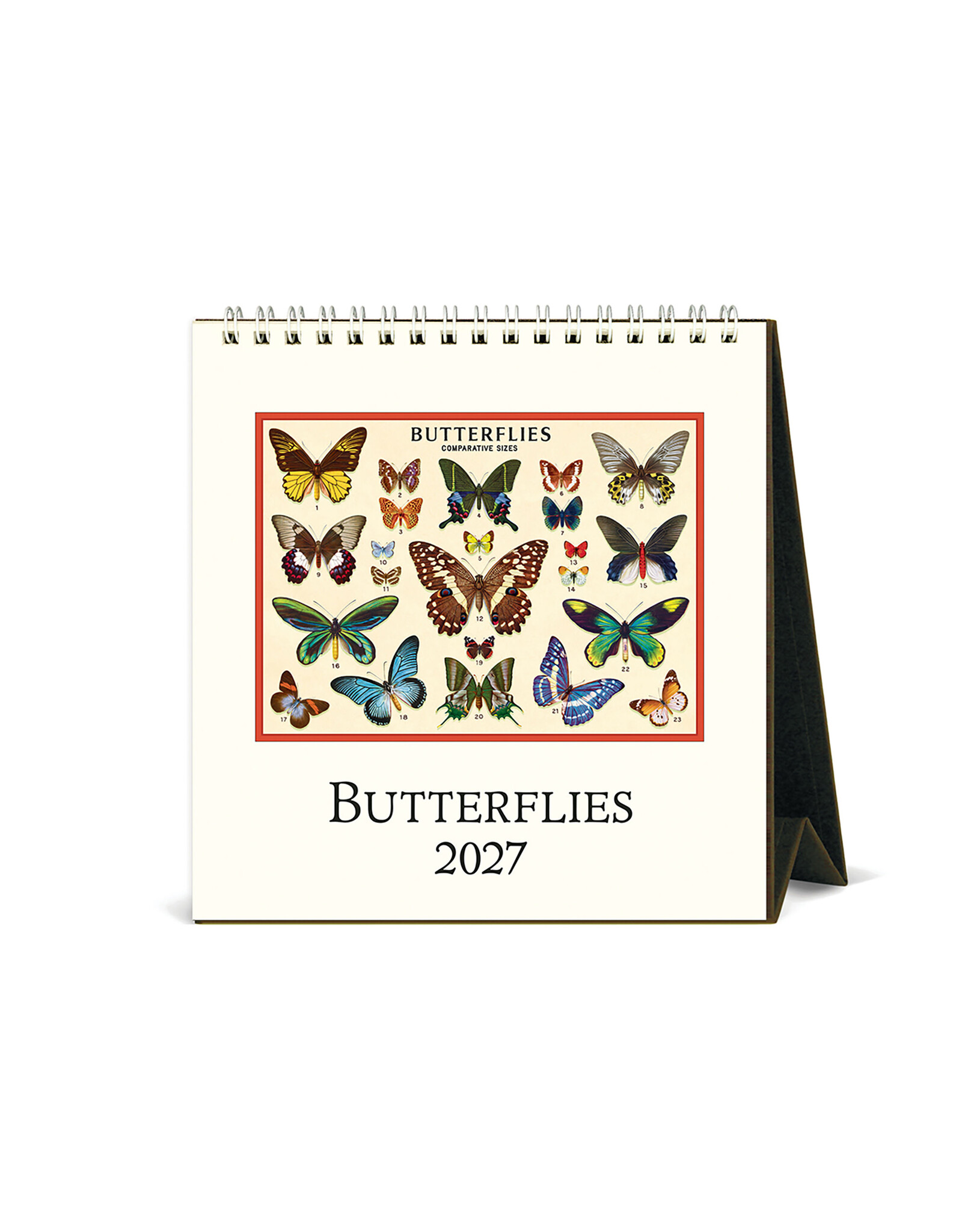 Cavallini Papers & Co. 2027 Desk Calendar Butterflies