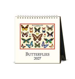 Cavallini Papers & Co. 2027 Desk Calendar Butterflies