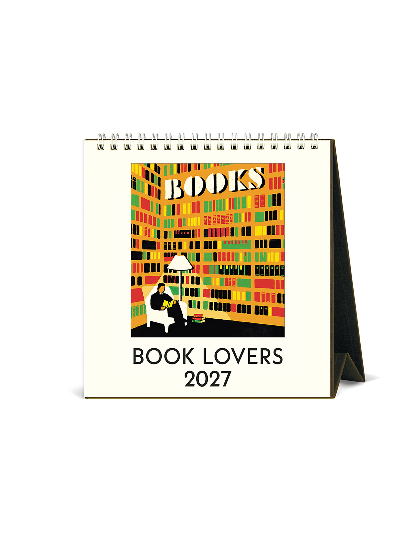 Cavallini Papers & Co. 2027 Desk Calendar Book Lover's