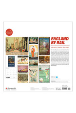 Pomegranate England by Rail: Vintage Travel Posters 2027 Wall Calendar