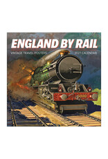 Pomegranate England by Rail: Vintage Travel Posters 2027 Wall Calendar