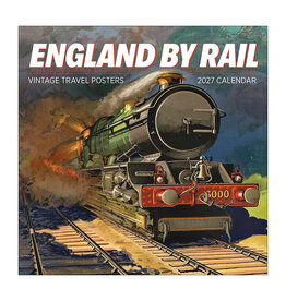 Pomegranate England by Rail: Vintage Travel Posters 2027 Wall Calendar