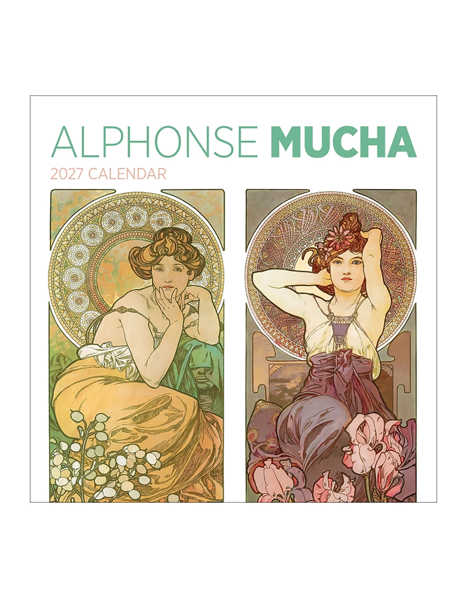 Pomegranate Alphonse Mucha 2027 Wall Calendar