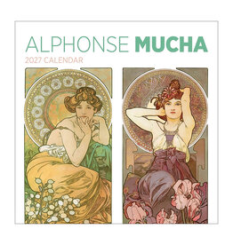 Pomegranate Alphonse Mucha 2027 Wall Calendar
