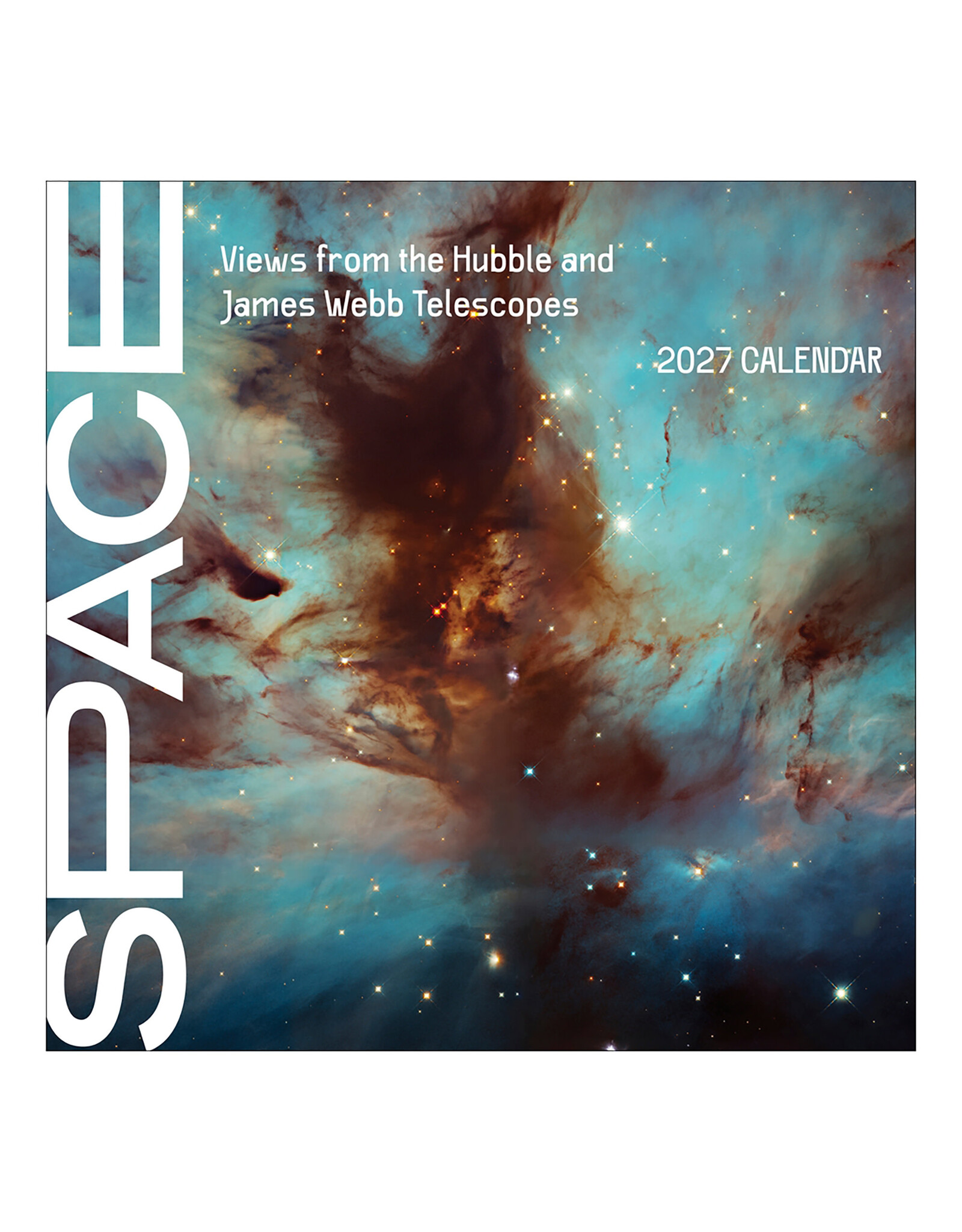 Pomegranate Space: Views from the Hubble and James Webb Telescopes 2027 Wall Calendar