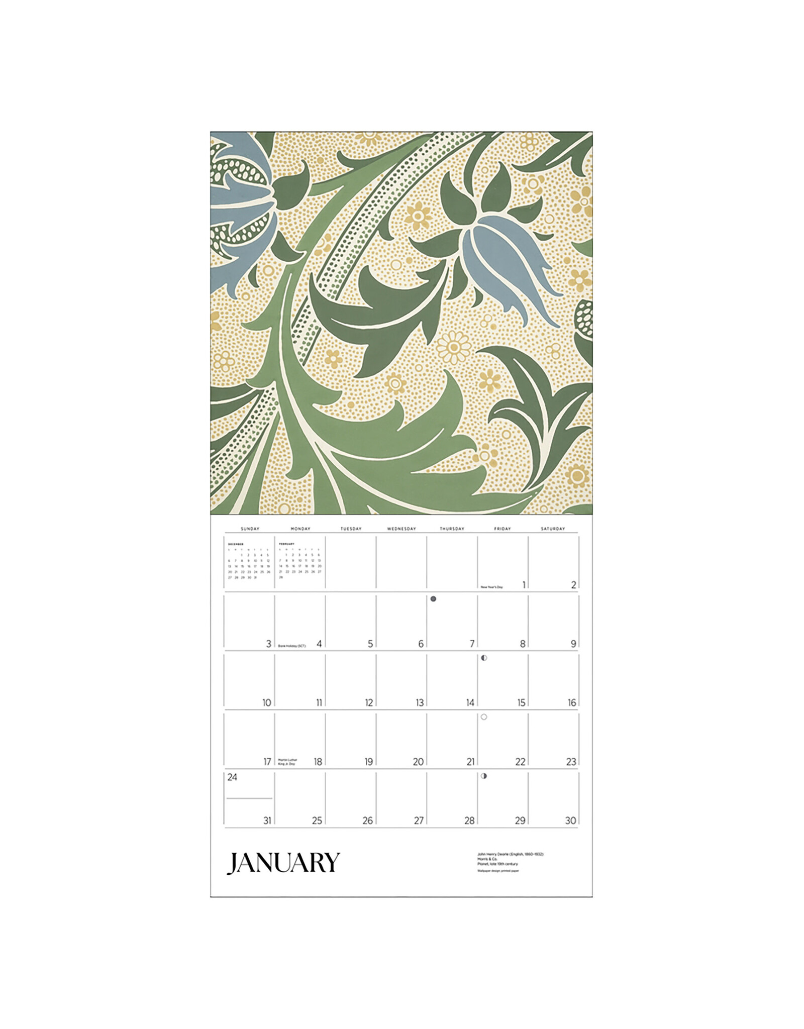 Pomegranate William Morris: Arts & Crafts Designs 2027 Wall Calendar