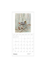Pomegranate Birder's View: Paintings by John A. Ruthven 2027 Wall Calendar