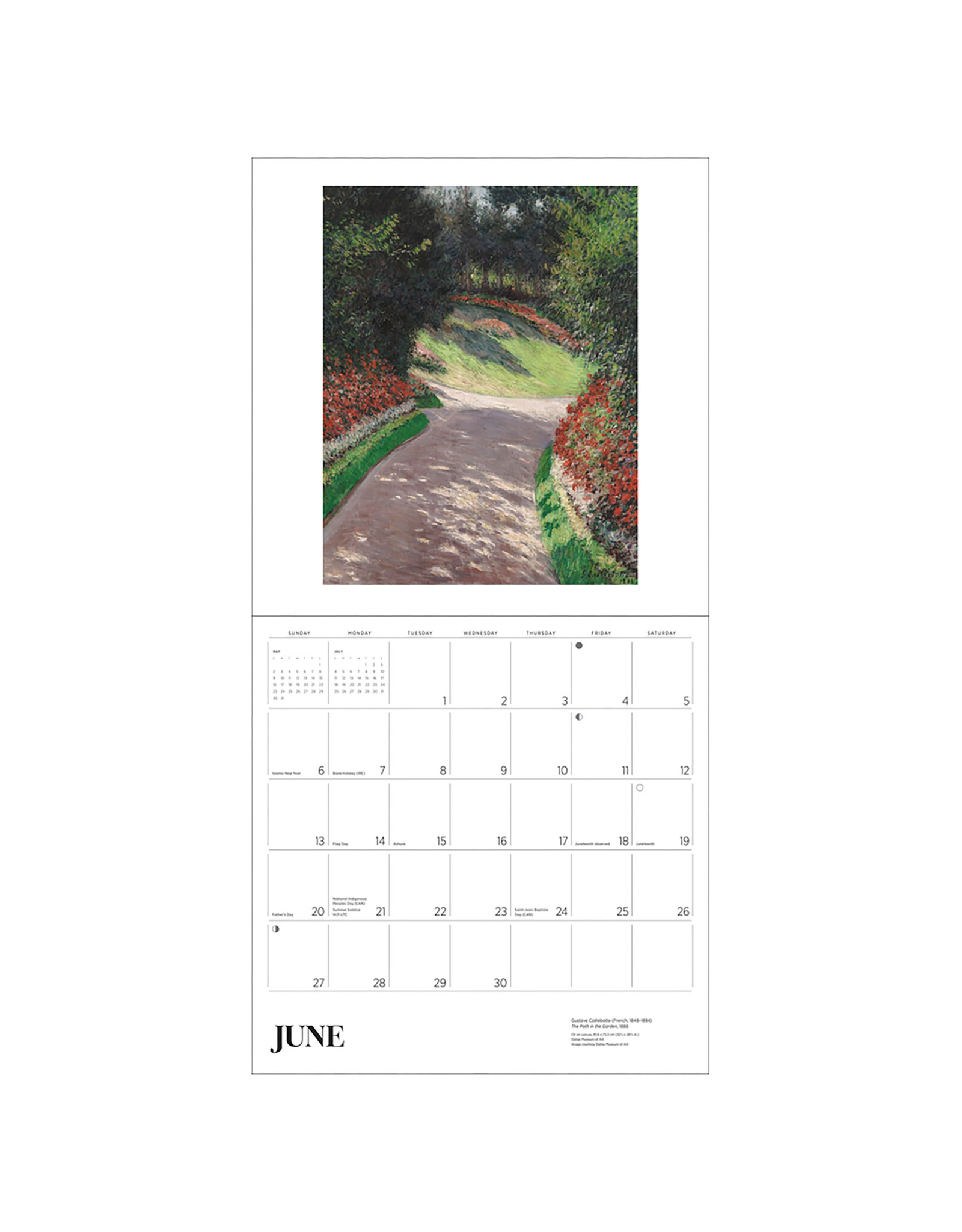 Pomegranate Gardens of the Impressionists 2027 Wall Calendar