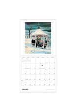 Pomegranate Charles Addams: The Addams Family 2027 Wall Calendar