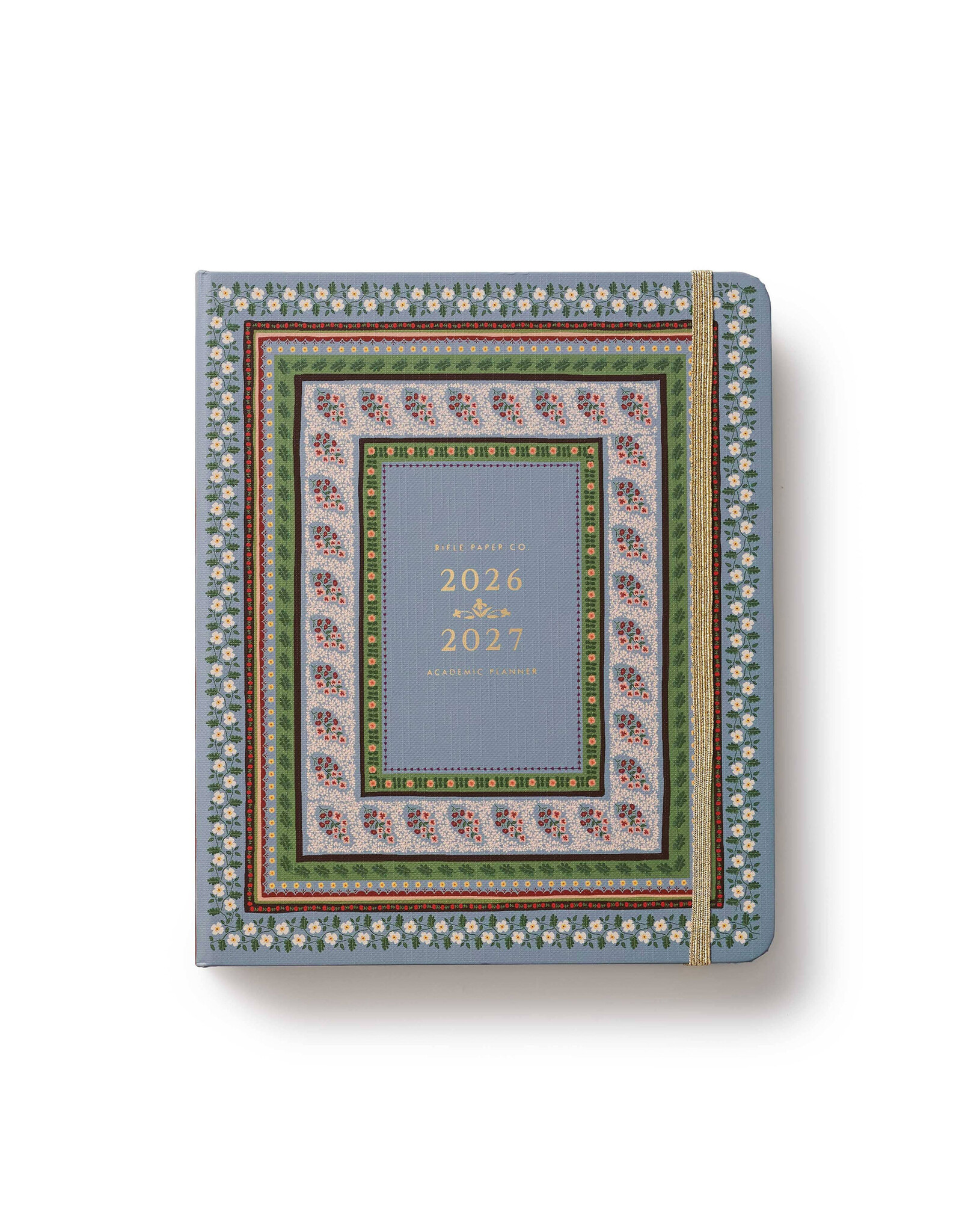 Rifle Paper Co. 2027 Paisley 17-Month Academic Covered Spiral Planner