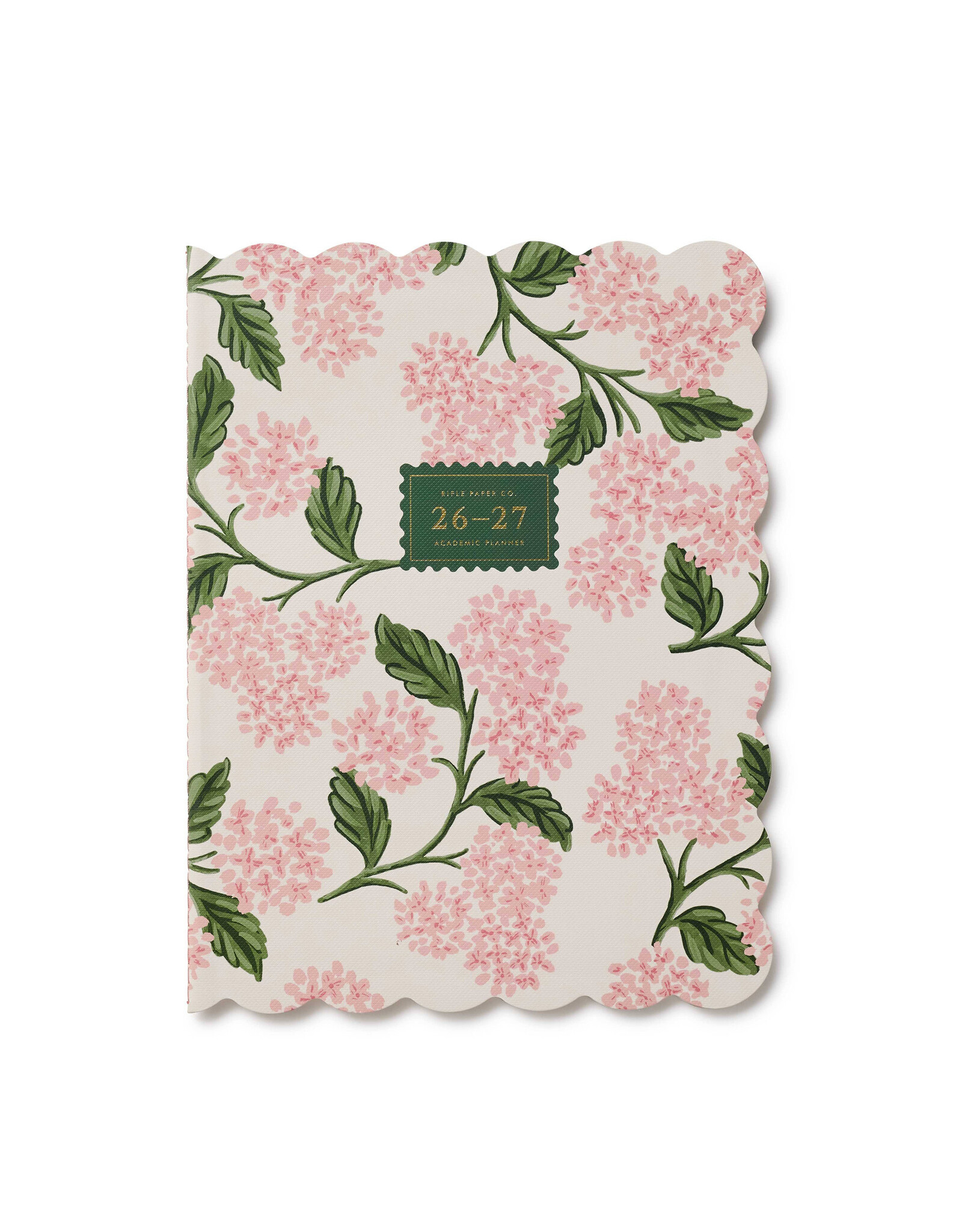Rifle Paper Co. 2027 Pink Hydrangea 12-Month Academic Appointment Notebook