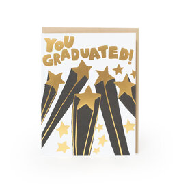Egg Press Graduation Congrats Letterpress A2  Greeting Card