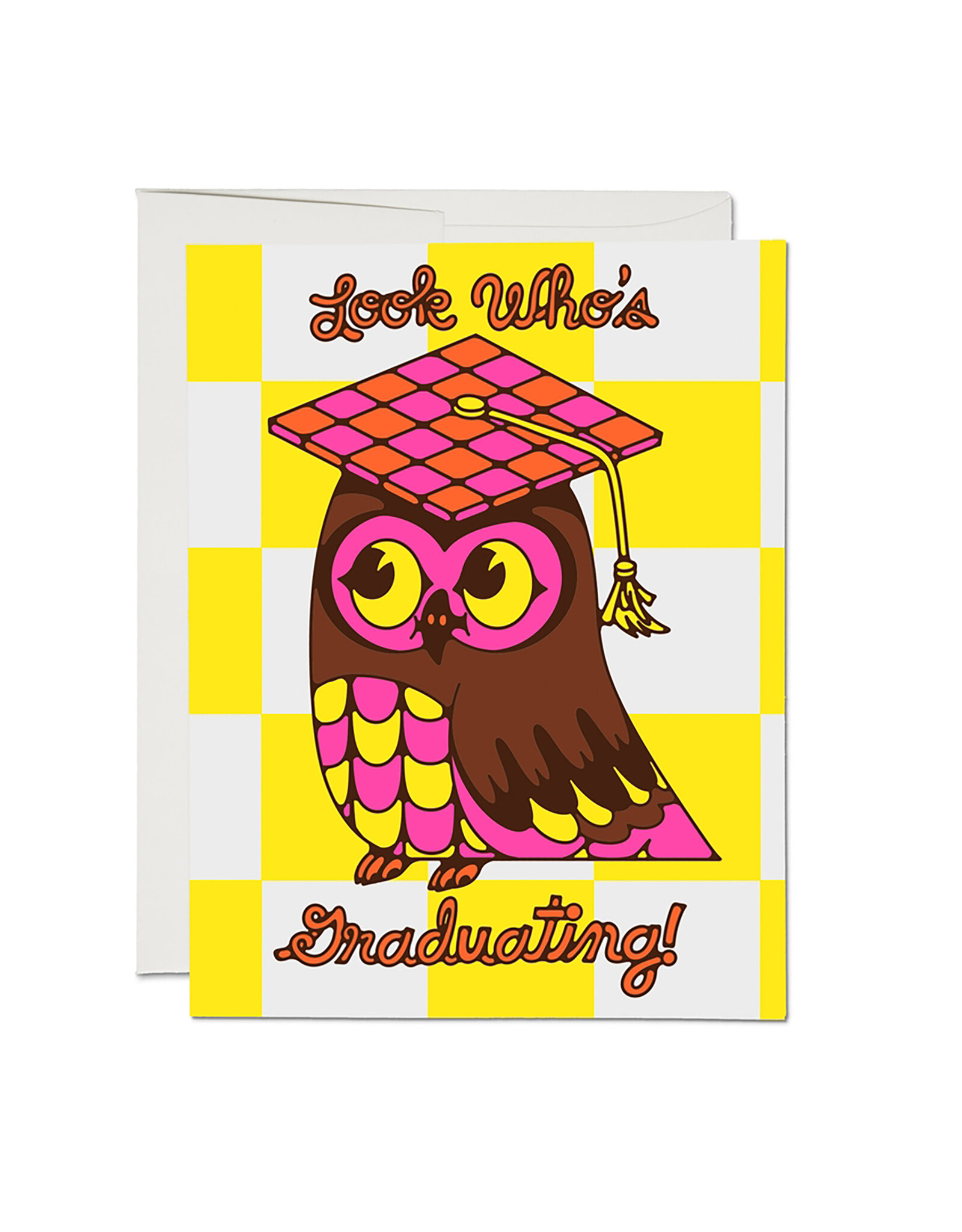 Red Cap Cards Look Who A2 Greeting Card