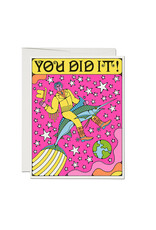 Red Cap Cards Marlin Rodeo Congratulations A2 Greeting Card