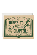 Red Cap Cards Next Chapter Congratulations A2 Greeting Card