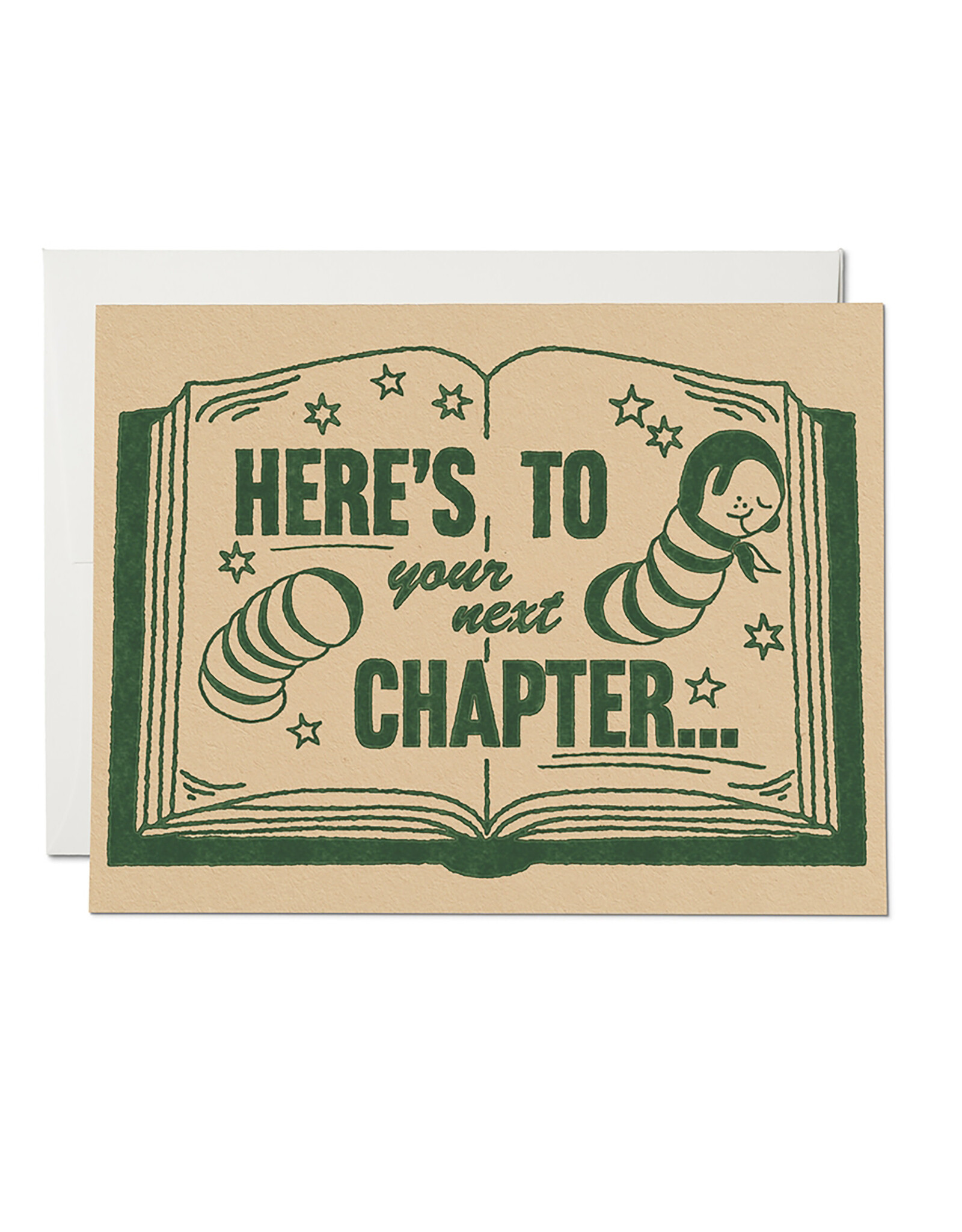 Red Cap Cards Next Chapter Congratulations A2 Greeting Card