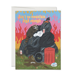 Red Cap Cards Raccoon Fun Congratulations A2 Greeting Card