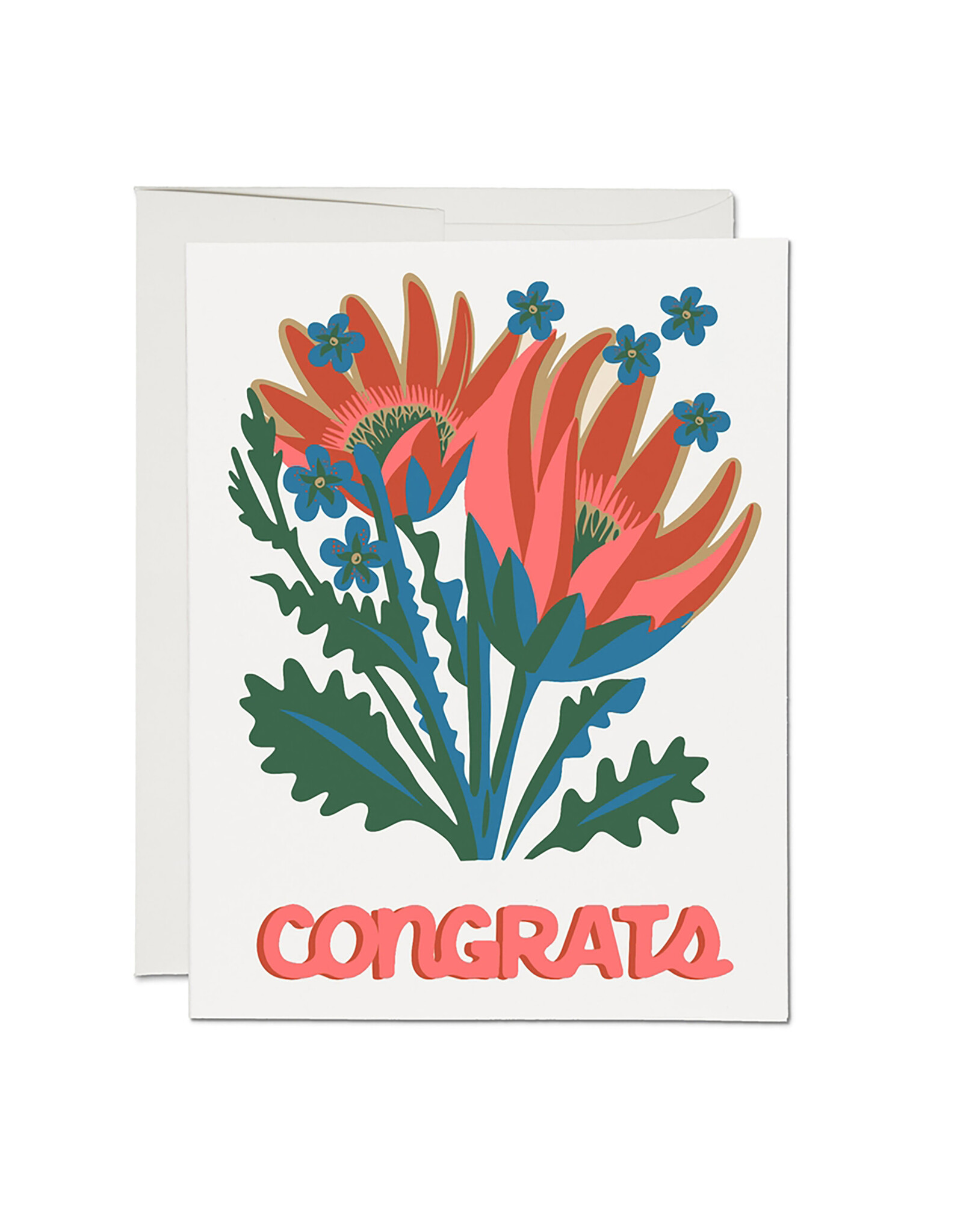 Red Cap Cards Utah Flower A2 Greeting Card