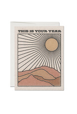 Red Cap Cards Your Year Congratulations A2 Greeting Card