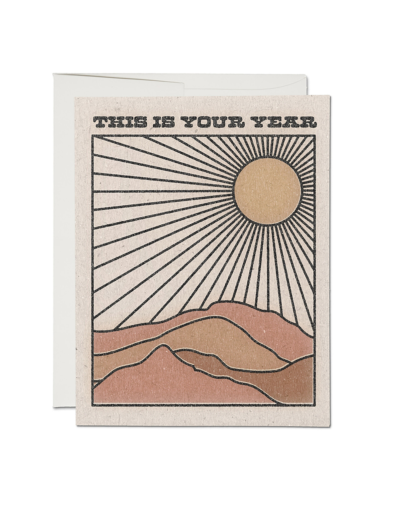 Red Cap Cards Your Year Congratulations A2 Greeting Card