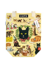 Cavallini Papers & Co. Vintage Cats Tote Bag  TB/VINCAT