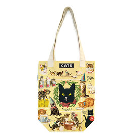 Cavallini Papers & Co. Vintage Cats Tote Bag