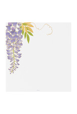 Midori Wisteria Letter Pad Four Designs 951 Silk-Printing S2  85951006