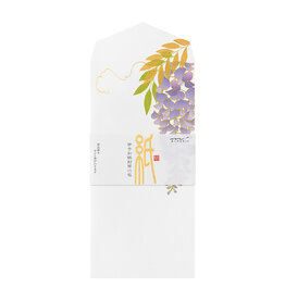 Midori Wisteria Envelope Four Designs 952 Silk-Printing S2  85952006