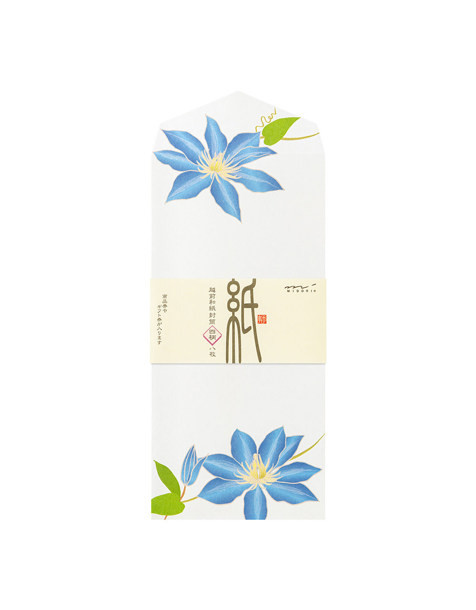 Midori Summer Flowers Envelope 950 Four Designs S5